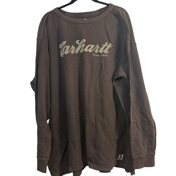 Carhartt Taupe Waffle Knit Top - Picture 8 of 14